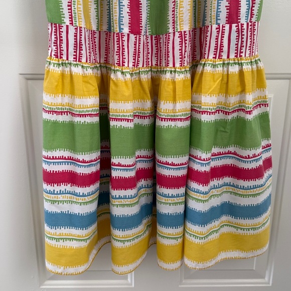 Vintage Oscar de la Renta for Swirl Multicolor Sundress - Loungewear Made in USA - Picture 3 of 10